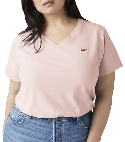 Levi's Damen Plus Size V-Neck Tee T-Shirt