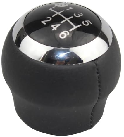 Schaltknauf Für Toyota Für Corolla Für Verso 2007 2008 2009 2010 2011 2013 5/6 Geschwindigkeit Auto Schaltknauf Hebel Shifter Leder Boot Abdeckung Schaltknäufe(Black Cap 6 Speed)