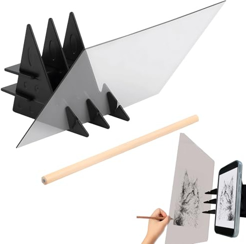 1 Set Optisches Zeichenbrett, Optisches Zeichenbrett mit Bleistift Zeichenprojektor für Malerei Des Handy-und Tablet-Diy für Anime Malerei Kunst Zeichnungs Skizzen