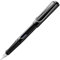Lamy safari black Füller - Füllhalter mit ergonomischem Griff & polierter Stahlfeder in Strichbreite EF – robuster ASA-Kunststoff - inkl. Tintenpatrone T 10 blau - Rechtshänder