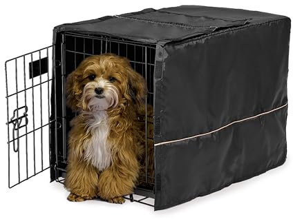 MidWest Homes for Pets CVR-22 Hundebox-Abdeckung, Stoff mit Teflonschutz, Sichtschutz für 56 cm lange Hundeboxen von MidWest und New World, maschinenwaschbar und trocknergeeignet
