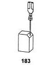 Balais de Charbon Asein 0236 pour Black & Decker Coupeuse/Scie DN12, Black & Decker Coupeuse/Scie MAG101A ( 1), Black & Decker Coupeuse/Scie P5501A ( 1), Black & Decker DN12B (1), Black & Decker MAG10