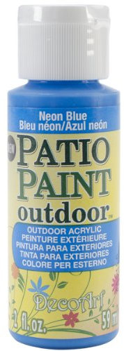 Deco Art - Acílico para Exteriores, Pintura acrílica, Color Azul neón, 59 ml