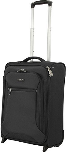 D&N Travel Line 6404 Koffer, 49 cm, 32L, Schwarz