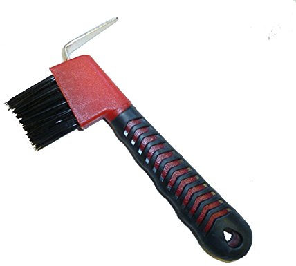 A. Hoffmann GmbH Hufkratzer rot mit Antirutschgriff