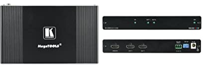 Kramer Electronics VM-2H2 Video-Verstärker schwarz - Video-Verstärker (187,5 mm, 115 mm, 25,4 mm, 400 g, 345 mm, 165 mm)