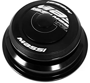 Massi CM807 Lenkrad für Gabel, Radfahren, Schwarz, 1-1/8 x 1,5