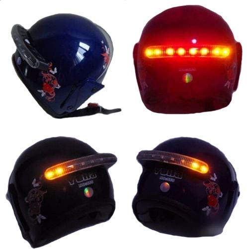 Drahtlose DC 12 V LED Motorrad Helm montieren Blinker Stop Bremsen Lauflicht