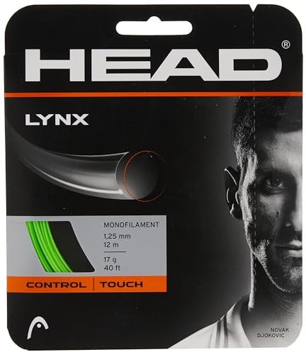 HEAD Set Lynx, Corda da Racchetta da Tennis Unisex Adulto, Verde, 17