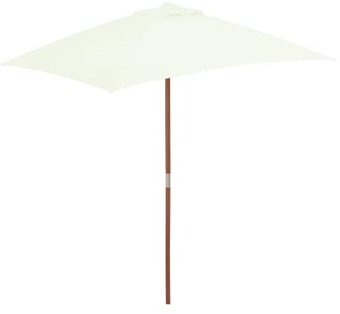 vidaXL Sonnenschirm 150x200cm Sand Ampelschirm Marktschirm Gartenschirm Schirm