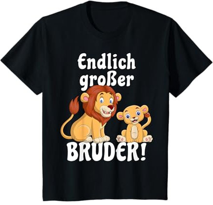 Großer Bruder TShirt Jungen Löwe Shirt Geschenk T-Shirt