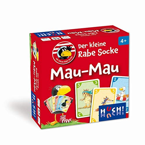 HUCH! Der kleine Rabe Socke Mau Kinderspiel, Kartenspiel, 11 x 4 x 11 cm