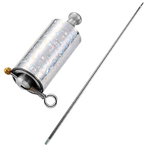 Magischer Zauberstab Metall, 130cm Professioneller Zauberstab Tragbare Stahlstange Magische Teleskopstange Edelstahl Pocket Stick Taschenstab Pocket Staff Ausziehbarer Zauberstab Zaubertricks Zubehör