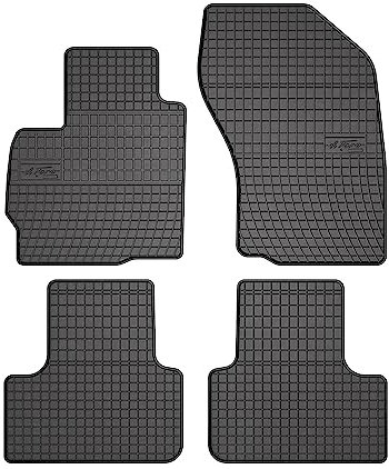 Fußmatten Automatten kompatibel mit Citroen C4 Aircross 2012-2017 OMAC Antirutsch Gummimatten 3D Schwarz