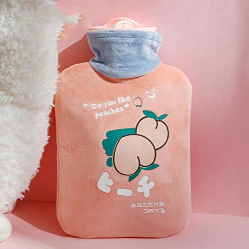 1pc Winter Handwärmer Obst Plüsch Wärmbeutel Bär Wasserinjektion Tragbare Avocado Handwärmer Wasserbeutel Wärmflaschen-1000ml