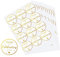 120Pcs 2 Inch Thank You Stickers, Thank You for Celebrating with Us Stickers, Gold Round Adhesive Labels Stickers for Gift Bags, Party Bags, Wedding, Envelope Seals, Small Business