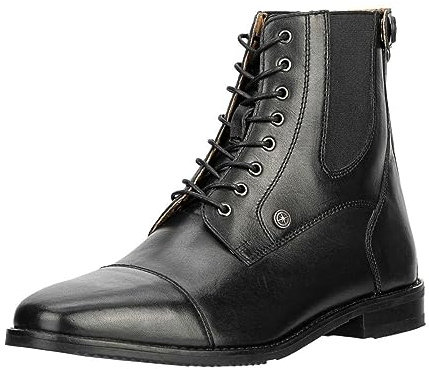 SUEDWIND FOOTWEAR Stiefeletten Florentina BZ Lace – Schwarz & Braun 37-44 | Leder-Reitschuhe mit Reißverschluss hinten, Schnürung, weiches Leder-Innenfutter, OrthoLite-Einlegsohle & Gummisohle