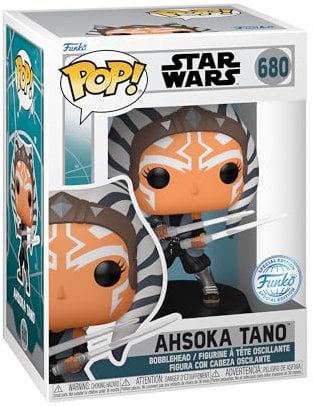 Funko Pop! Star Wars: Ahsoka- Exclusivité Amazon - Figurine en Vinyle à Collectionner - Idée de Cadeau - Produits Officiels - Jouets pour Les Enfants et Adultes - TV Fans