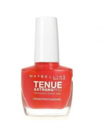 MAYBELLINE TENUE & STRONG ESMALTE DE UÑAS 884 NONSTOP ORANGE 10 ML