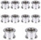 Super Print GT2 Umlenkrolle GT2 Idler Pulley 16 Zahnlose Bohrung 3mm Aluminium für 3D Drucker 6mm Breite GT2 Zahnriemen. (10Stück)