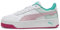 PUMA Carina Street JR Sneaker, White-Rose Mauve-Aquatic, 38.5 EU