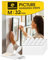 Emitever Picture Hanging Strips 32 Pairs (64 Pieces), Double Side Hook Loop Mounting Tapes Adhesive Strips, Damage Free Hanging - For Pictures, Glass, Frames, Mirrors, Wall Decor and Signs(Medium)