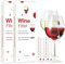 Filtri per vino, la bacchetta purificatrice per vino, rimuove istamine e solfiti, filtro per vino, previene la sensibilità del vino (confezione da 24)