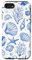 iPhone SE (2020) / 7 / 8 Sea Shell & Blue Seashell | Coastal Summer, Starfish, Women Case