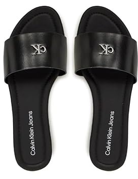 Calvin Klein Jeans Flat Sandal Slide Mg YW0YW016970GJ, Sandalen - 36 EU