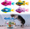 4 Piezas Peces Robot, Pez de Juguete Electronico Reutilizable Pez Robot Juguetes Peces Artificiales Movimiento Built-In LED Light Peces de Juguete para Bañera Pez Robot para Niño Funciona con Pilas