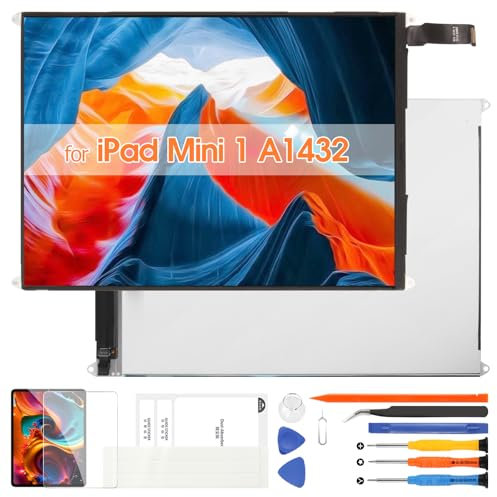Schermo per iPad Mini 1 7.9 Pollici di Ricambio - per iPad Mini 1 LCD Display A1432 A1454 A1455 A1490 A1491 per iPad Mini1 1st Generazione LCD Schermo Kits (Non Touch Screen)