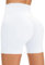 FuelMeFoot Radlerhose Damen Kurze Sporthose High Waist Shorts Leggings Unterhosen Sommer Leggins Fitness Hotpants Gym Bike. A001-Weiß 4XL