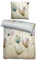 biberna Bettwäsche Baumwoll-Satin 0614508 TULPE 1x 135x200 cm + 1x 80x80 cm, Perlmutt