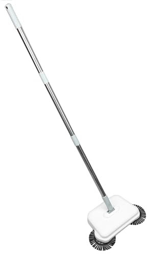 lvifloae Carpet Sweeper Cleaner Multi purpose Push Sweeper Manual Floor Cleaner for Home Office Low Carpet Underlay Pet Hair Dust Confetti Small Trash With Brush