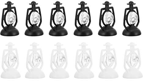 HEMOTON 12 Stück Mini Öllampen Modell Puppenlaternen Lichterketten Miniatur Hausbausatz Wohnmobil Ornamente Für Vintage Ornamente Dekoration Foto Ornamente Retro
