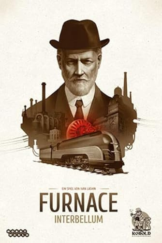 Kobold Spieleverlag Furnace: Interbellum – Erweiterung I Engine-Building Brettspiel mit Auktionsmechanik I Neue Fabriken, Manager & variable Kapital-Scheiben I Für 1-5 Spieler ab 12 Jahren