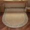 Odot Alfombra para Silla de Escritorio, Moderno Alfombra Protectora Suelo Silla Ruedas Antideslizante Gaming, Tapete de Protección de Oficina, para Parqué y Suelos Duros (Gris Beige,80x120cm)