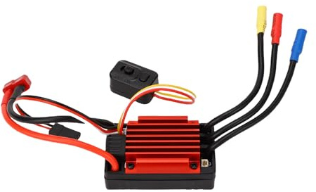 RASTKY RC Car Brushless ESC Pro Tuning Bürstenloser Elektronischer Geschwindigkeitsregler für 1/10 Trucks Quads, Hochleistungs-Regler mit Vielseitigen Anpassungen für Rennveranstaltungen auf