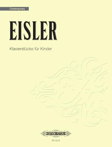 Edition Peters Eisler: Piano Pieces for Children