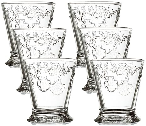 La Rochere Set of 6, 9-Ounce Versailles Tumblers