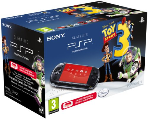 Sony PSP 3000 Series Handheld Console (Black) with Toy Story 3