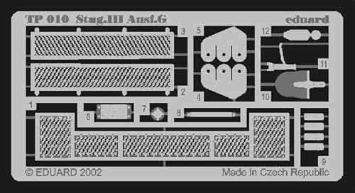 Eduard Accessories TP010 Modellbauzubehör Stug.III Ausführung G