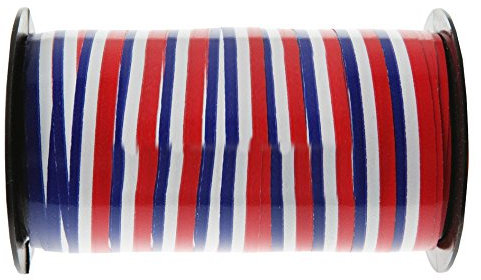 SANTEX 3992-0, Bobine Bolduc Tricolore de 10mm x 50 mètres, tricolore
