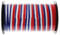 SANTEX 3992-0, Bobine Bolduc Tricolore de 10mm x 50 mètres, tricolore