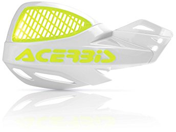 ACERBIS 2072675331 Uniko Vented Handguards White/Fluorescent Yellow