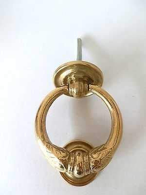 Ring Messing glänzend mit Zapfen für Tür