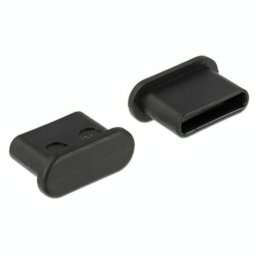DeLOCK Staubschutz für USB Type-C Buchse ohne Griff 10 Stück schwarz