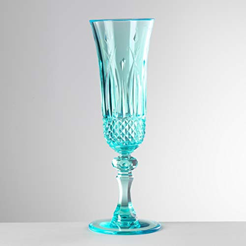 Mario Luca Giusti Set 6 Italia Fluteglas Türkis