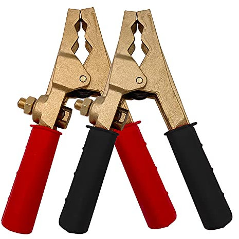 RKG Lot de 2 Pinces de Batterie Voiture Camion Professionnelle 500A