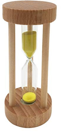 3 Zähneputzen Timer Kinder Bunte Sanduhr Sanduhren Für Die Schule Zahnbürsten-Timer Handwaschtimer Tee- Sanduhr Aus Glas Kind Büro Wecker Hölzern